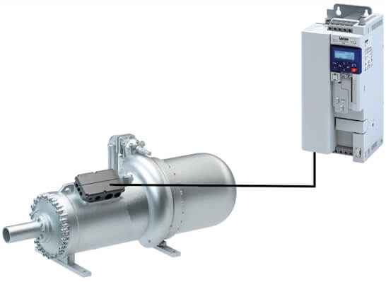 Refrigeration compressor in inverter mode